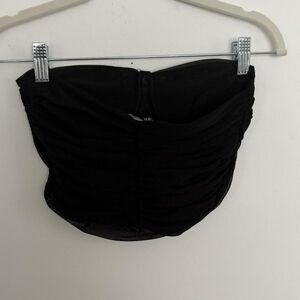 Zara Black Crop Top